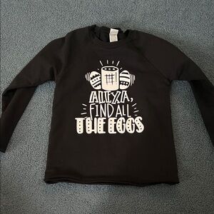Black Long Sleeve Graphic Tshirt
